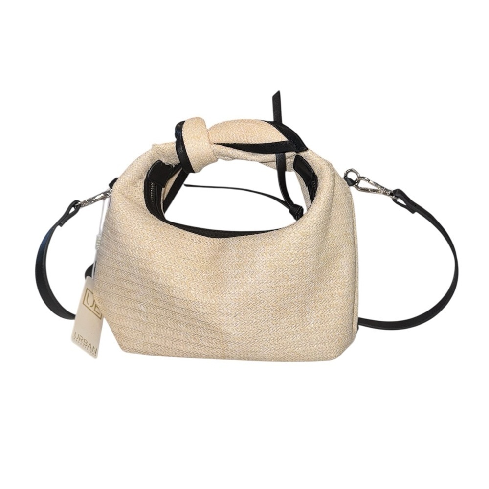 NWT Urban Expressions Beige and Black Crossbody Bag